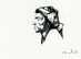 Head of a Man. Water ink on paper. 21 x 29.6 cm. 1991